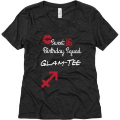 Ladies Relaxed Fit Super Soft Triblend V-Neck Tee