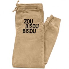 Pigment-Dyed Fleece Pants