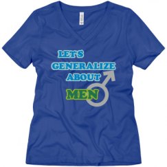 Ladies Relaxed Fit V-Neck Tee