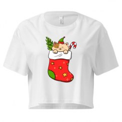 Ladies Festival Cali Crop Top Tee