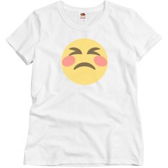 Persevering Face Emoji Tee