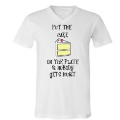 Unisex V-Neck Jersey Tee