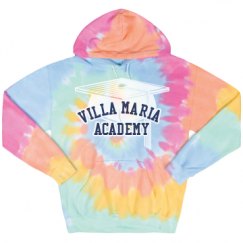 Unisex Tie-Dye Fleece Hoodie