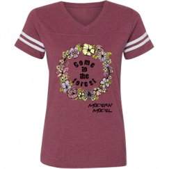 Ladies Relaxed Fit Vintage Sports Tee