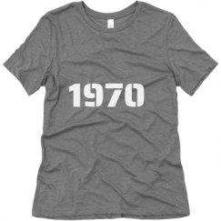 Ladies Relaxed Fit Super Soft Triblend Tee