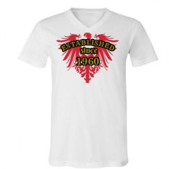 Unisex V-Neck Jersey Tee