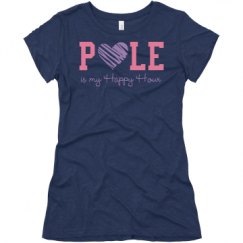 Ladies Slim Fit Super Soft Triblend Tee