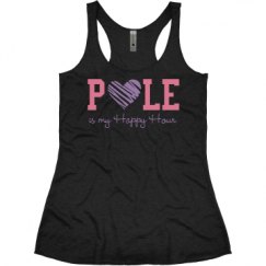 Ladies Slim Fit Super Soft Racerback Triblend Tank