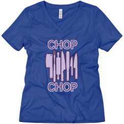 Ladies Relaxed Fit V-Neck Tee