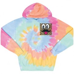 Unisex Tie-Dye Fleece Hoodie