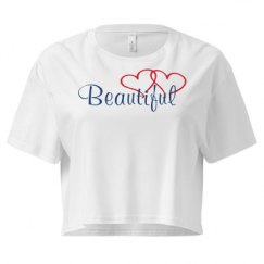 Ladies Festival Cali Crop Top Tee