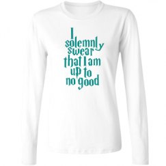Ladies Relaxed Fit Basic Long Sleeve Tee