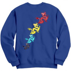 Unisex Film and Foil Crewneck Sweatshirt