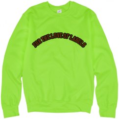 Unisex Neon Crewneck Sweatshirt