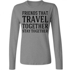 Ladies Relaxed Fit Basic Long Sleeve Tee