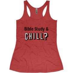 Ladies Slim Fit Super Soft Racerback Triblend Tank