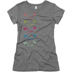 Ladies Slim Fit Super Soft Triblend Tee