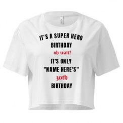 Ladies Festival Cali Crop Top Tee