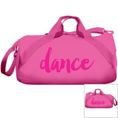 Neon Pink Dance Duffle Bag 