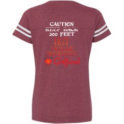 Ladies Relaxed Fit Vintage Sports Tee