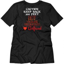 Ladies Relaxed Fit V-Neck Tee