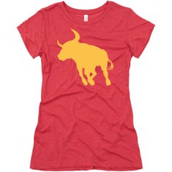 Ladies Slim Fit Super Soft Triblend Tee
