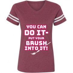 Ladies Relaxed Fit Vintage Sports Tee