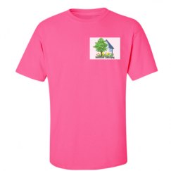 Unisex Ultra Cotton Safety Neon Crewneck Tee