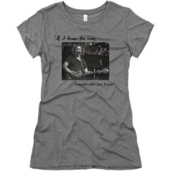 Ladies Slim Fit Super Soft Triblend Tee