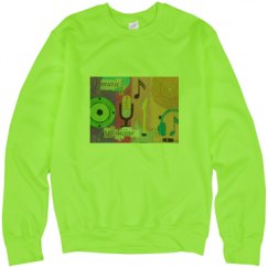 Unisex Neon Crewneck Sweatshirt