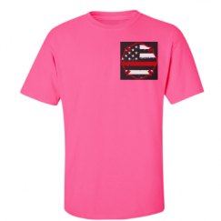 Unisex Ultra Cotton Safety Neon Crewneck Tee