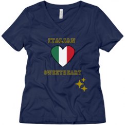 Ladies Relaxed Fit V-Neck Tee