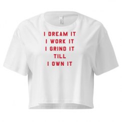 Ladies Festival Cali Crop Top Tee