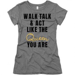 Ladies Slim Fit Super Soft Triblend Tee