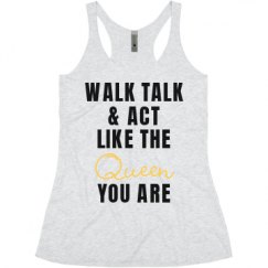 Ladies Slim Fit Super Soft Racerback Triblend Tank