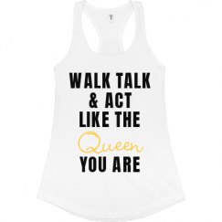 Ladies Slim Fit Racerback Tank Top