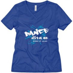 Ladies Relaxed Fit V-Neck Tee