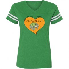 Ladies Relaxed Fit Vintage Sports Tee