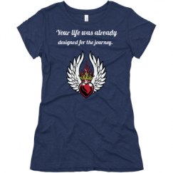 Ladies Slim Fit Super Soft Triblend Tee