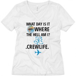 Ladies Relaxed Fit V-Neck Tee