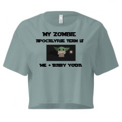 Ladies Festival Cali Crop Top Tee