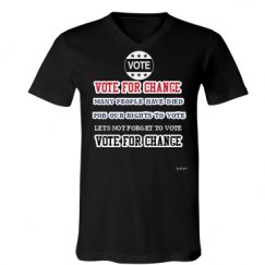 Unisex V-Neck Jersey Tee