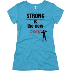 Ladies Slim Fit Super Soft Triblend Tee