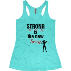 Ladies Slim Fit Super Soft Racerback Triblend Tank