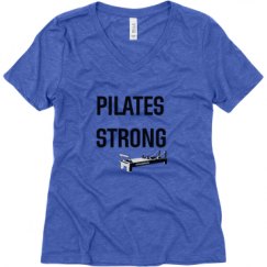 Ladies Relaxed Fit Super Soft Triblend V-Neck Tee