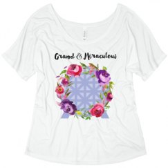 Ladies Flowy Slouchy Tee
