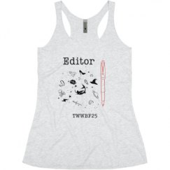 Ladies Slim Fit Super Soft Racerback Triblend Tank