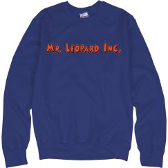 Mr. Leopard Inc. logo crewneck sweatshirt 