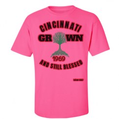 Unisex Ultra Cotton Safety Neon Crewneck Tee