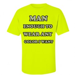 Unisex Ultra Cotton Safety Neon Crewneck Tee